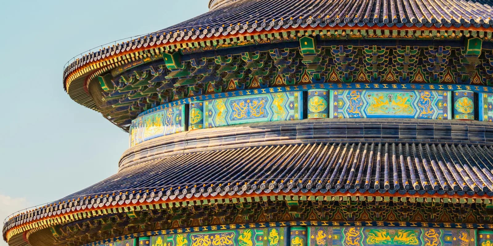 Historic clock tower in Beijing