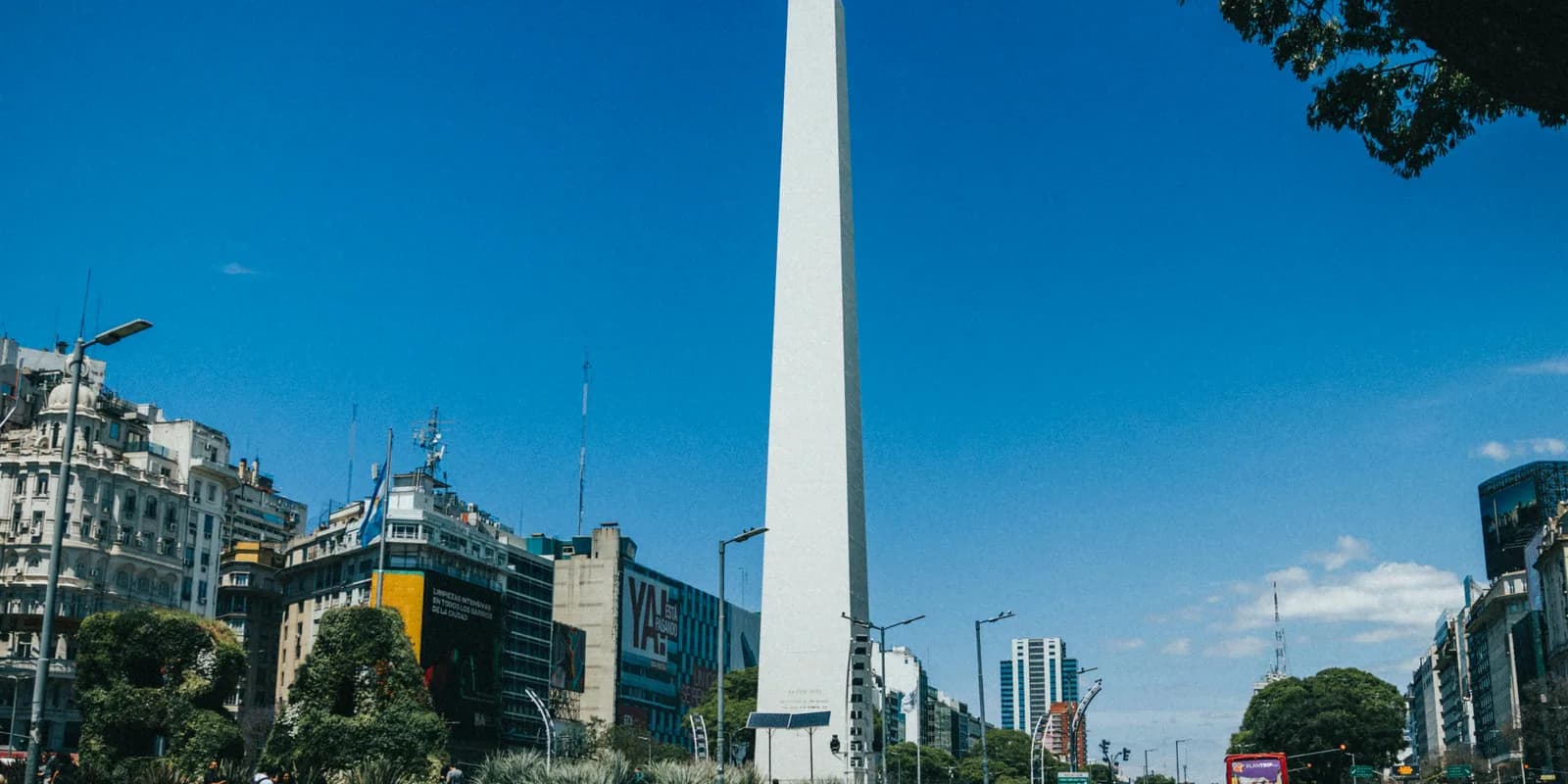 Buenos Aires Obelisk on Avenida 9 de Julio