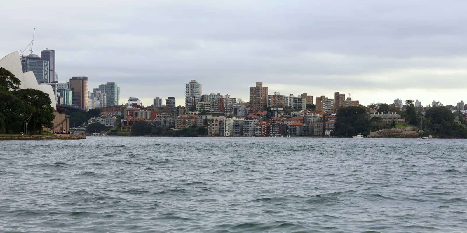 Sydney skyline across the harbour